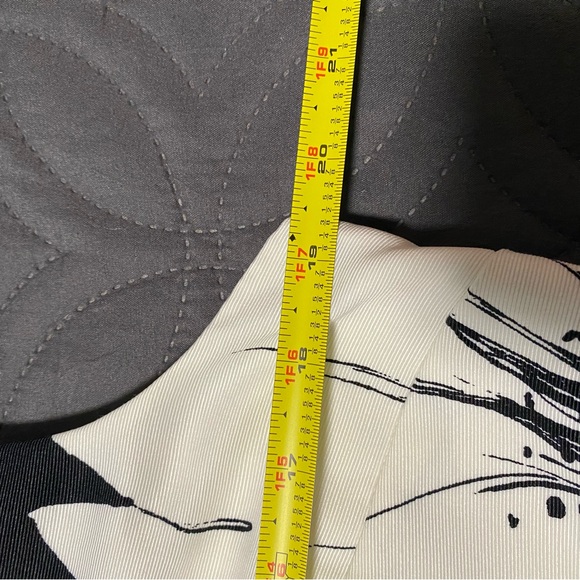 Talbots Black and Cream Floral Blouse - Picture 6 of 6